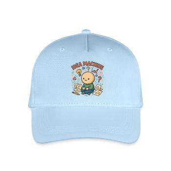 Machine à idées : Jeu créatif du cerveau - Casquette de baseball bio Enfant - bleu clair - Devant