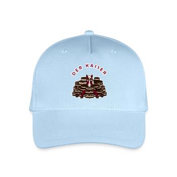 vienna austria cake luxury horse sweet - Organic Kids’ Baseball Cap - light blue - Front