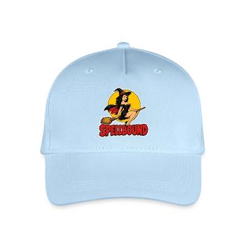 Sorcière Pin-up Rétro Enchantée - Casquette de baseball bio Enfant - bleu clair - Devant