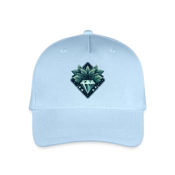 Blühender Diamant - Kinder Bio Basecap - Hellblau - Vorne