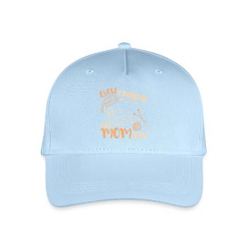 Beste Strickkatzen-Mama aller Zeiten - Kinder Bio Basecap - Hellblau - Vorne