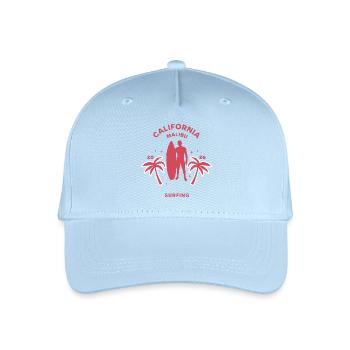 Surf à Malibu en Californie - Casquette de baseball bio Enfant - bleu clair - Devant