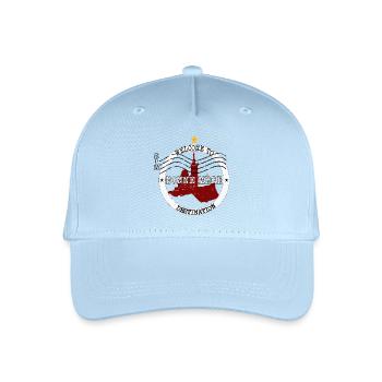 Bonne Mère Marseille - Cachet vintage Notre-Dame  - Casquette de baseball bio Enfant - bleu clair - Devant