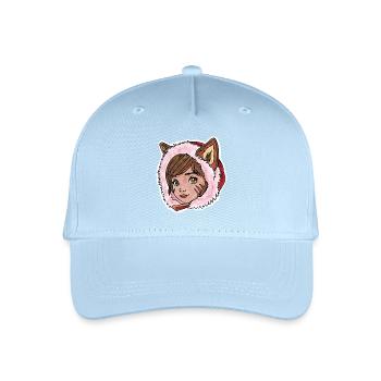 Little Red Riding Hood as a little wolf - Organic Kids’ Baseball Cap - light blue - Front
