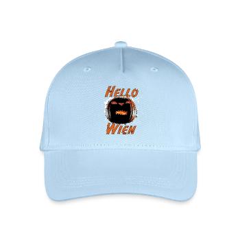 Hello Wien - Kinder Bio Basecap - Hellblau - Vorne