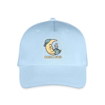 Mondtraum Kaffeezauber - Kinder Bio Basecap - Hellblau - Vorne