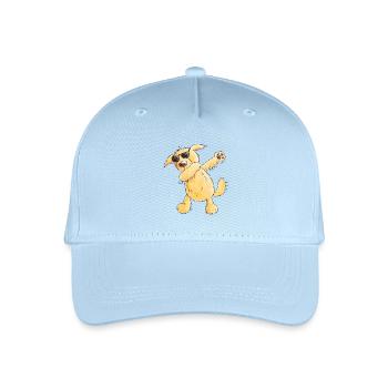 Funny Dab Dance Golden Retriever I Dog Comic - Casquette de baseball bio Enfant - bleu clair - Devant