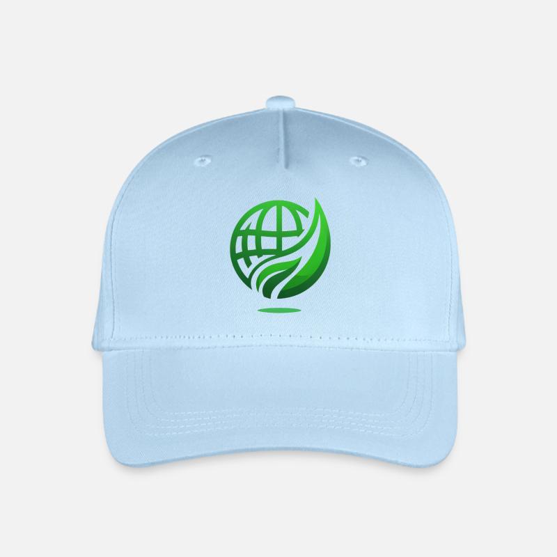 Green Power - Nachhaltigkeit und Umweltschutz - Kinder Bio Basecap - Hellblau