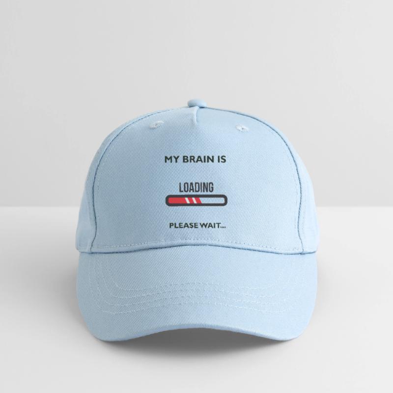 MY BRAIN IS LOADING PLEASE WAIT... Geschenk Kinder Bio Basecap