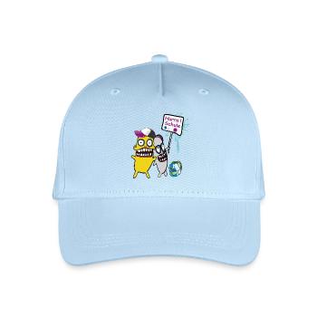 Schule Schulkind - Kinder Bio Basecap - Hellblau - Vorne