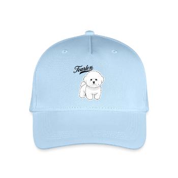Furchtloser Pudel - Kinder Bio Basecap - Hellblau - Vorne