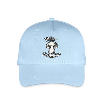 Motif de collection de champignons - Casquette de baseball bio Enfant - bleu clair - Devant