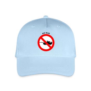 No war - Casquette de baseball bio Enfant - bleu clair - Devant