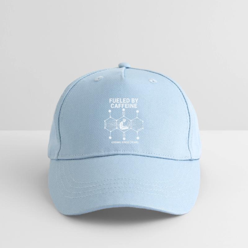 Fueled by Caffeine Coding Shirt | Programmierer Kinder Bio Basecap