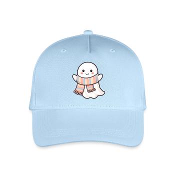 Süßer Geist mit pastellfarbigem Frühlingsschal - Kinder Bio Basecap - Hellblau - Vorne