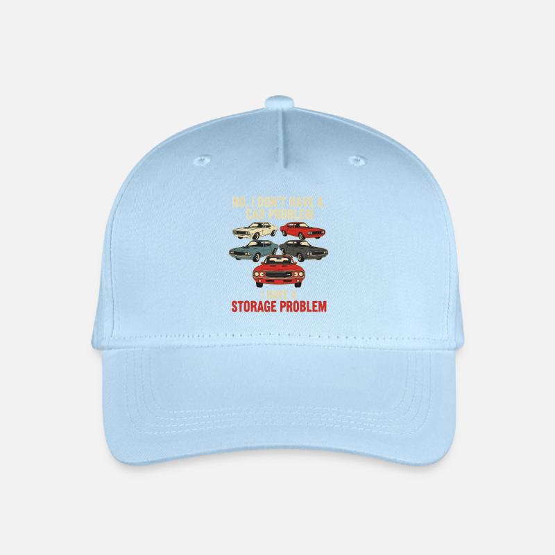 Storage Problem Car Meme Tee - Organic Kids’ Baseball Cap - light blue
