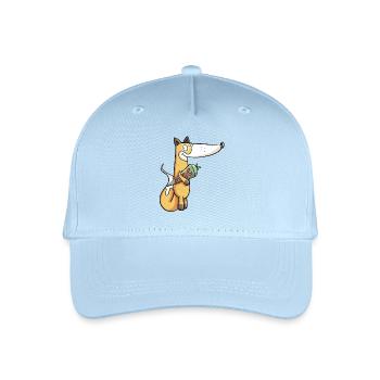 Schulkind Fuchs I Einschulung Erstklässler - Kinder Bio Basecap - Hellblau - Vorne