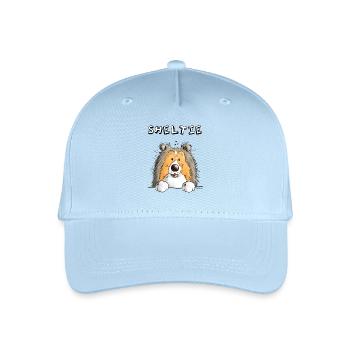 Neugieriger Sheltie - Kinder Bio Basecap - Hellblau - Vorne