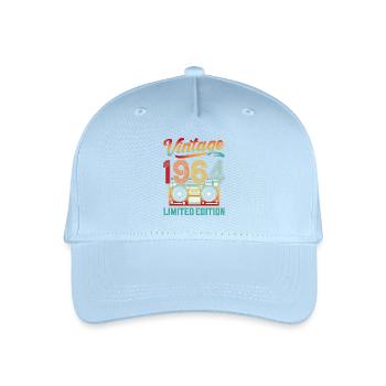 Design Vintage 1964 Boombox - Organic Kids’ Baseball Cap - light blue - Front