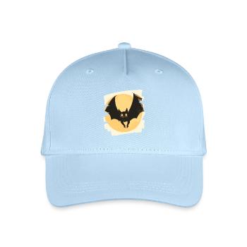 Chauve-souris rétro - Casquette de baseball bio Enfant - bleu clair - Devant