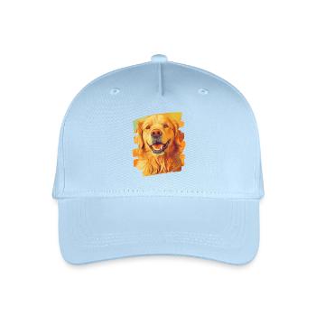 Golden Retriever - Kinder Bio Basecap - Hellblau - Vorne