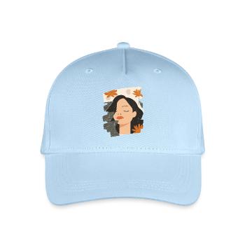Relax Meditation Selfcare Me-Time - Kinder Bio Basecap - Hellblau - Vorne