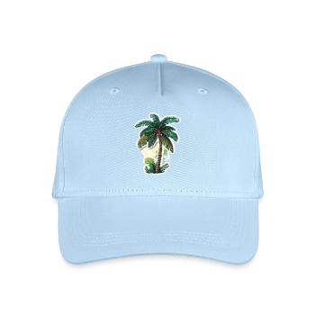 Palme - Kinder Bio Basecap - Hellblau - Vorne