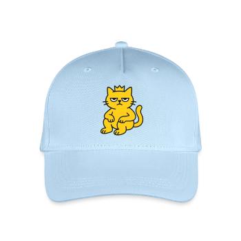 Roi des chats - Casquette de baseball bio Enfant - bleu clair - Devant