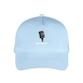 Break the Silence - Kinder Bio Basecap - Hellblau - Vorne