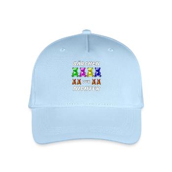 GUMMIBÄREN VERNICHTER - Kinder Bio Basecap - Hellblau - Vorne