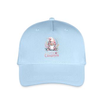 Kuscheliger Weihnachtsgnom - Kinder Bio Basecap - Hellblau - Vorne