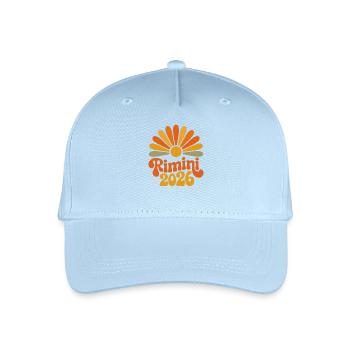 Rimini 2026 Sunburst - Organic Kids’ Baseball Cap - light blue - Front