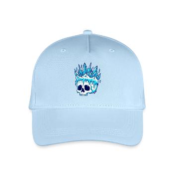 Crâne de Cristal d’Hiver - Casquette de baseball bio Enfant - bleu clair - Devant