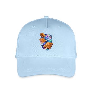 Space Peanut Butter Toasts - Organic Kids’ Baseball Cap - light blue - Front