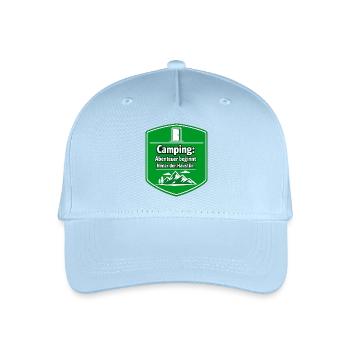 Camper - Organic Kids’ Baseball Cap - light blue - Front