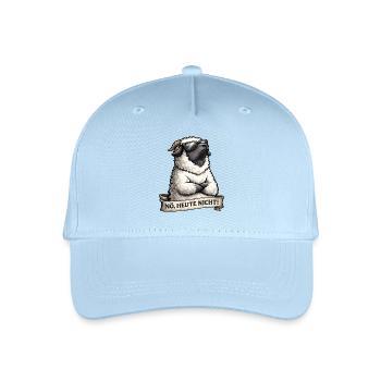 Nö Heute Nicht Walliser Schwarznasenschaf Lustig - Kinder Bio Basecap - Hellblau - Vorne