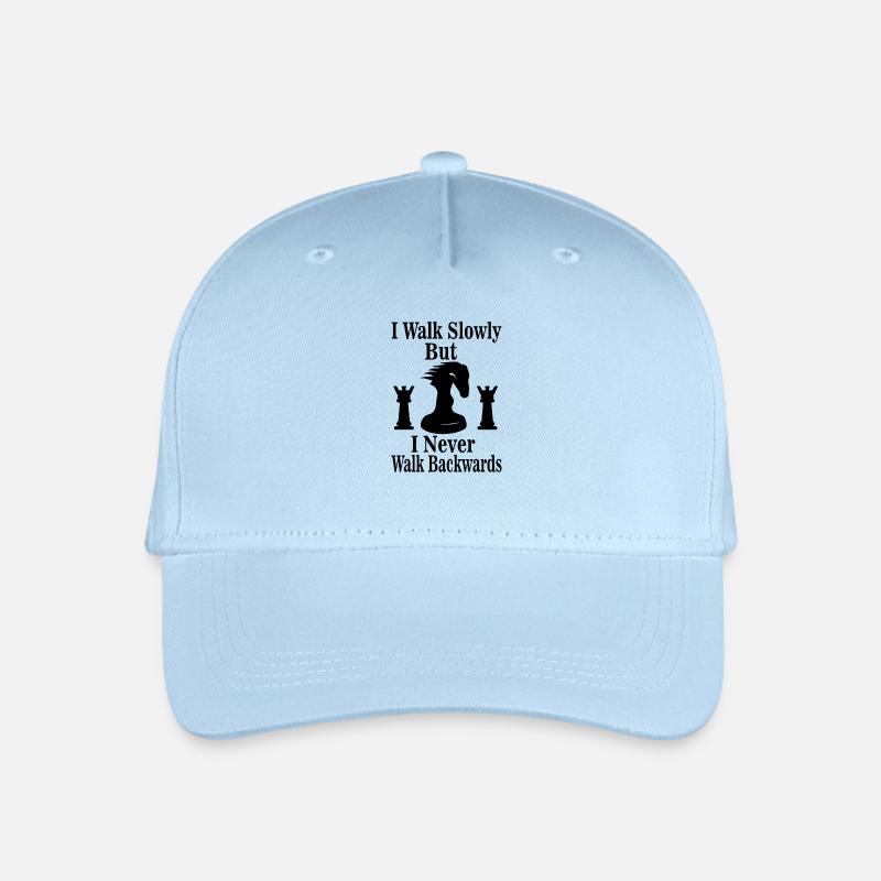Schach - Kinder Bio Basecap - Hellblau