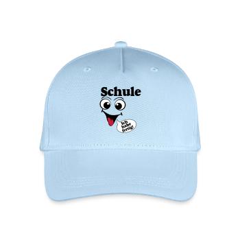 Abschluß , Schule ich habe fertig (25) - Kinder Bio Basecap - Hellblau - Vorne