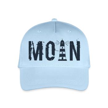 Moin - Leuchtturm - Kinder Bio Basecap - Hellblau - Vorne