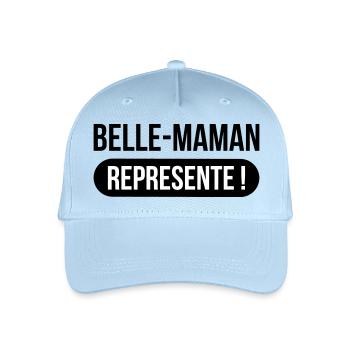 Belle-Maman Représente ! - Casquette de baseball bio Enfant - bleu clair - Devant