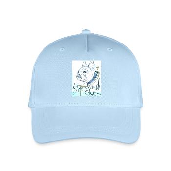 Français - Casquette de baseball bio Enfant - bleu clair - Devant