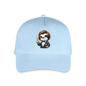 paresseux Costume de fête Fêtes de fin d’année - Casquette de baseball bio Enfant - bleu clair - Devant