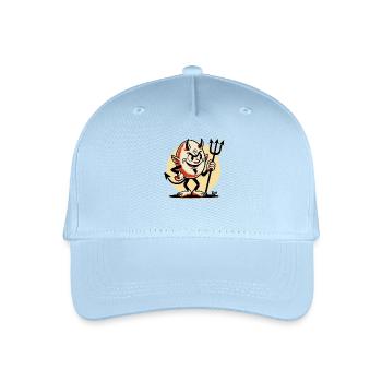Der Böse Ei-Teufel - Kinder Bio Basecap - Hellblau - Vorne
