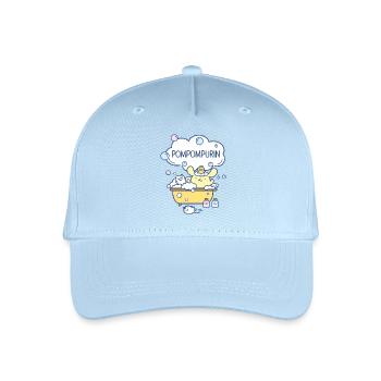Pompompurin Bathes With Muffin, Custard, and Whip - Organic Kids’ Baseball Cap - light blue - Front