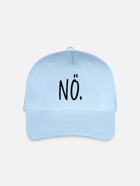 NÖ Statement Spruch - Kinder Bio Basecap - Hellblau