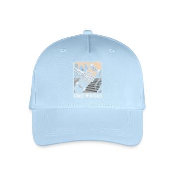 Skater Street Rituals Shirt, Hoodie, Bag und Cap - Kinder Bio Basecap - Hellblau - Vorne
