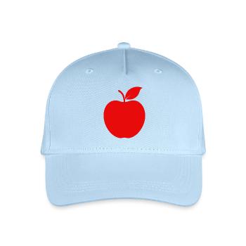 Apple - Organic Kids’ Baseball Cap - light blue - Front