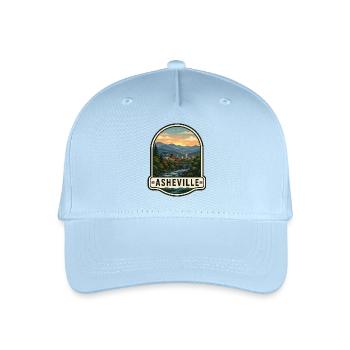 Asheville USA Voyage de vacances Ville d’art nature - Casquette de baseball bio Enfant - bleu clair - Devant