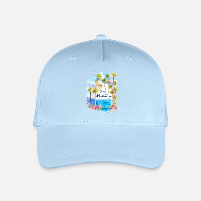 Palma de Majorque - Casquette de baseball bio Enfant - bleu clair