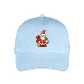 Weihnachts Wichtel - Kinder Bio Basecap - Hellblau - Vorne
